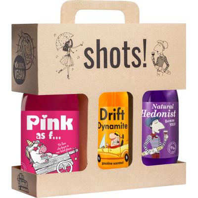 LaQ Shots! Pink As F... & Drift Dynamite & Natural Hedonist - Lahjapakkaus LaQ Shots! Pink As F... & Drift Dynamite & Natural Hedonist - Lahjapakkaus