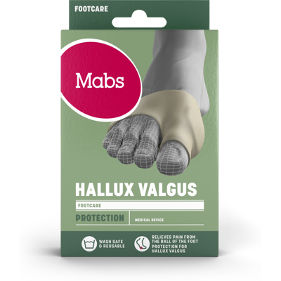 Mabs Suoja isovarpaan luupainaja Laite - 1 kpl Mabs Suoja isovarpaan luupainaja Laite - 1 kpl