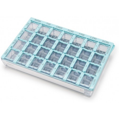 Dosett Medi Suomi 155x102x25 Turkoosi - Tablettien järjestäjä Dosett Medi Suomi 155x102x25 Turkoosi - Tablettien järjestäjä