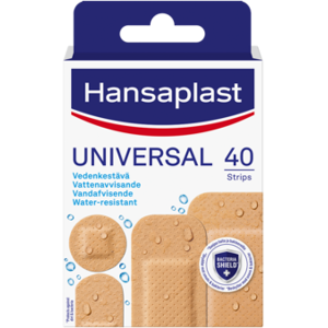 Hansaplast Universal laastari ME10 (45907) (lajitelma, 4 kokoa) 40 kpl