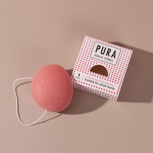 SisterYoung PURA KONJAC PINK puhdistussieni 1 kpl SisterYoung PURA KONJAC PINK puhdistussieni 1 kpl