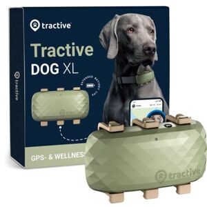 Tractive DOG XL – GPS-seurantalaite koiralle, pidemmällä akun kestolla   ILMAN TILAUSTA   TRDOG4XLGR   vihreä