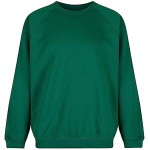 Trutex Unisex Crew Neck Sweatshirt, Emerald, 7-8 Years (Manufacturer Size: 23-25" Chest) Trutex Unisex Crew Neck Sweatshirt, Emerald, 7-8 Years (Manufacturer Size: 23-25" Chest)
