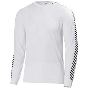 Helly Hansen Men's Lifa Dry Stripe Crew BaseLayer T-Shirt, White, 2X-Large Helly Hansen Men's Lifa Dry Stripe Crew BaseLayer T-Shirt, White, 2X-Large
