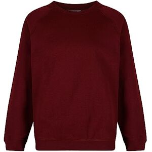 Trutex Unisex Crew Neck Sweatshirt, Maroon, 9-10 Years (Manufacturer Size: 25-27" Chest) Trutex Unisex Crew Neck Sweatshirt, Maroon, 9-10 Years (Manufacturer Size: 25-27" Chest)