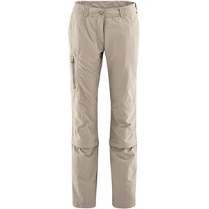 maier sports Fulda Women's Zip Off Trousers grey Feather Gray Size:22 maier sports Fulda Women's Zip Off Trousers grey Feather Gray Size:22