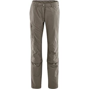 maier sports Fulda Women's Zip Off Trousers Brown Teak Size:46 (EU) maier sports Fulda Women's Zip Off Trousers Brown Teak Size:46 (EU)