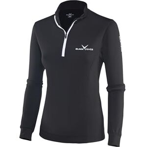 Black Crevice women's ski jumper with zip, black, 34 Black Crevice women's ski jumper with zip, black, 34