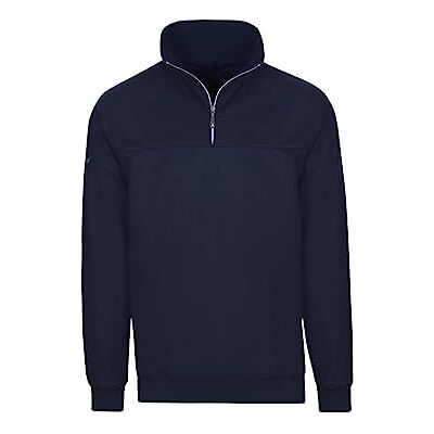 Trigema Men's 674801 Regular Fit Mao Long Sleeve Sweatshirt Blue Small Trigema Men's 674801 Regular Fit Mao Long Sleeve Sweatshirt Blue Small