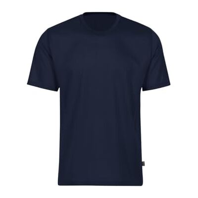 Trigema Mens T-Shirt 636202 Large Blue (Navy 046) Trigema Mens T-Shirt 636202 Large Blue (Navy 046)