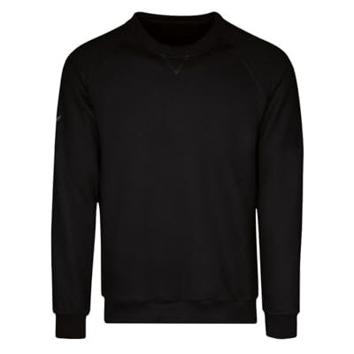 Trigema mens 675501 Regular Fit Crew Neck Long Sleeve Sweatshirt Black XXX-Large Trigema mens 675501 Regular Fit Crew Neck Long Sleeve Sweatshirt Black XXX-Large