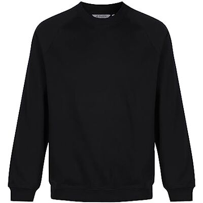Trutex Unisex Crew Neck Sweatshirt, Black, 9-10 Years (Manufacturer Size: 25-27" Chest) Trutex Unisex Crew Neck Sweatshirt, Black, 9-10 Years (Manufacturer Size: 25-27" Chest)