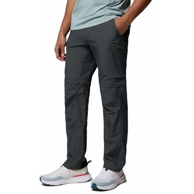 Columbia Men’s 2in1 Hiking Trousers, SILVER RIDGE CONVERTIBLE PANTS, Nylon, Grill, Size: 32, AM8004 Columbia Men’s 2in1 Hiking Trousers, SILVER RIDGE CONVERTIBLE PANTS, Nylon, Grill, Size: 32, AM8004