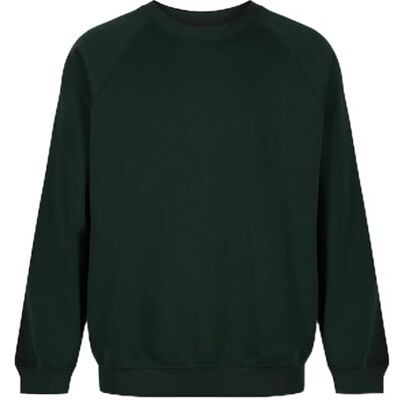 Trutex Unisex Crew Neck Sweatshirt, Green (Bottle), 9-10 Years (Manufacturer Size: 25-27" Chest) Trutex Unisex Crew Neck Sweatshirt, Green (Bottle), 9-10 Years (Manufacturer Size: 25-27" Chest)
