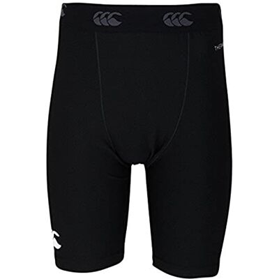 Canterbury Kid's Thermoreg Base Layer Shorts, Black, Small Canterbury Kid's Thermoreg Base Layer Shorts, Black, Small