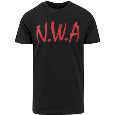Tee Men's Short-Sleeved T-Shirt N.W.A Black black Size:Small Tee Men's Short-Sleeved T-Shirt N.W.A Black black Size:Small