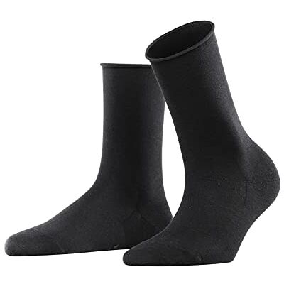 FALKE Unisex Run Socks, Quick-Drying Breathable Sustainable Cotton, Functional Material, Light Padding, Casual Socks, Reinforced Sporty Everyday Socks for Trainers with Plush Sole, 1 Pair, Black FALKE Unisex Run Socks, Quick-Drying Breathable Sustainable Cotton, Functional Material, Light Padding, Casual Socks, Reinforced Sporty Everyday Socks for Trainers with Plush Sole, 1 Pair, Black