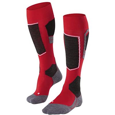 FALKE SK4 Mens Merino Wool Mix Ski Socks 1 Pair, 46-48 FALKE SK4 Mens Merino Wool Mix Ski Socks 1 Pair, 46-48