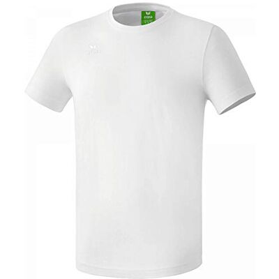 Erima Kid's Casual Basics Teamsports T-Shirt, White, Size 116 Erima Kid's Casual Basics Teamsports T-Shirt, White, Size 116