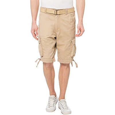 Lower East Men's Cargo Shorts Beige Medium Lower East Men's Cargo Shorts Beige Medium