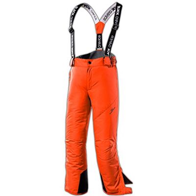 Black Crevice Children's Ski Trousers, Orange, 140 Black Crevice Children's Ski Trousers, Orange, 140