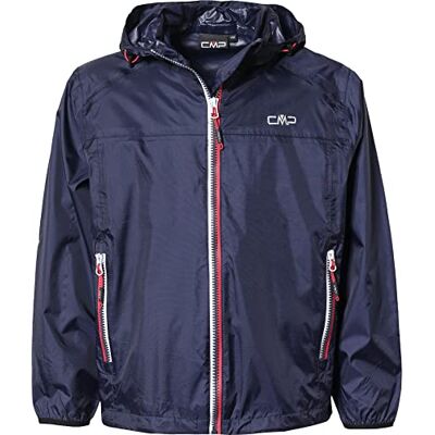 CMP Boys' Rain Jacket, Navy, 140 CMP Boys' Rain Jacket, Navy, 140