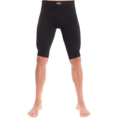 Zensah Unisex's Compression Shorts-Black, Small/Medium Zensah Unisex's Compression Shorts-Black, Small/Medium