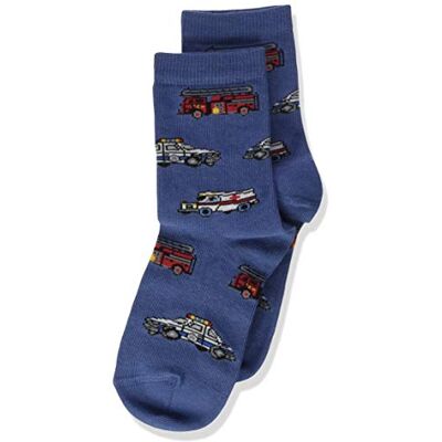 Country Kids Boys Help is on The Way Socks, Blue (Denim) Country Kids Boys Help is on The Way Socks, Blue (Denim)