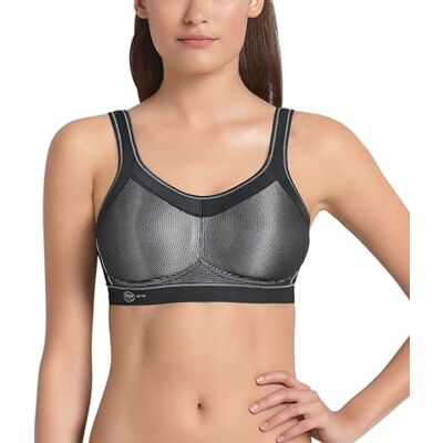 Anita Momentum Women's Sports Bra (Momentum) black Plain, size: 70F Anita Momentum Women's Sports Bra (Momentum) black Plain, size: 70F