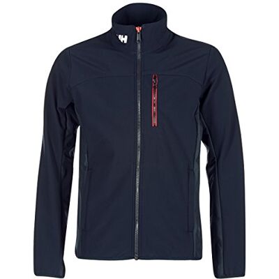 Helly Hansen Men's Crew Softshell Jacket, Navy, 2X-Large Helly Hansen Men's Crew Softshell Jacket, Navy, 2X-Large