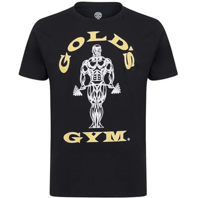 Gold's Gym Goldsgym Muscle Joe T-Shirt Black, Medium Gold's Gym Goldsgym Muscle Joe T-Shirt Black, Medium
