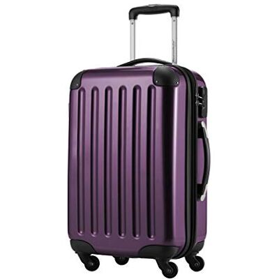 Hauptstadtkoffer Hand luggage 50 liter Boardcase in metallic purple with 4x360 degree wheels hardcase Suitecase Hauptstadtkoffer Hand luggage 50 liter Boardcase in metallic purple with 4x360 degree wheels hardcase Suitecase