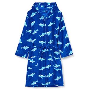 Playshoes Fleece Bathrobe, Unisex Children's Dressing Gown, Shark Playshoes Fleece Bathrobe, Unisex Children's Dressing Gown, Shark