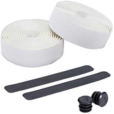 BBB BHT-14 Flexribbon Gel Bicycle Handlebar Tape for Road Bikes, White, 200 x 3 cm, White BBB BHT-14 Flexribbon Gel Bicycle Handlebar Tape for Road Bikes, White, 200 x 3 cm, White