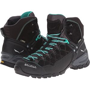 Salewa Women's Alp Trainer Mid Gore Tex Mountain Shoe Trekking and Hiking Boots Black 39 eu Salewa Women's Alp Trainer Mid Gore Tex Mountain Shoe Trekking and Hiking Boots Black 39 eu