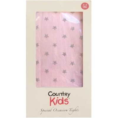Country Kids Girl's Movie Star Starred Tights, 6-8 Years (Manufacturer Size:6-8 years), Pink (Pink) Country Kids Girl's Movie Star Starred Tights, 6-8 Years (Manufacturer Size:6-8 years), Pink (Pink)