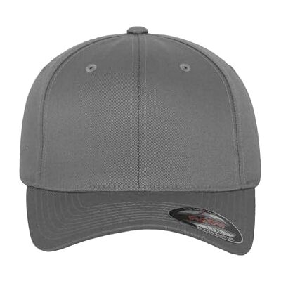 Flexfit Unisex Wooly Combed Baseball Cap, gray Flexfit Unisex Wooly Combed Baseball Cap, gray