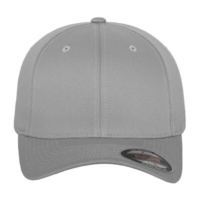 Flexfit Unisex Wooly Combed Baseball Cap, Silver (Silver), xs-s Flexfit Unisex Wooly Combed Baseball Cap, Silver (Silver), xs-s