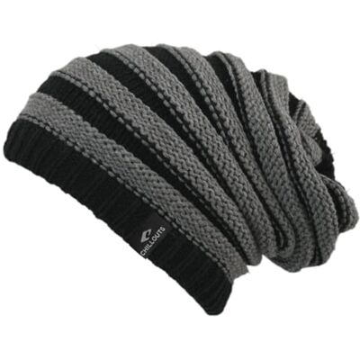 CHILLOUTS Adult's Hat Brian has Multi-Coloured Black/Grey Size:One size CHILLOUTS Adult's Hat Brian has Multi-Coloured Black/Grey Size:One size