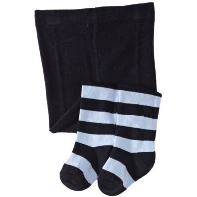 Country Kids Girls' Wide Stripe Tights, (Navy/Pale Blue), (Size:6-8 Years) Country Kids Girls' Wide Stripe Tights, (Navy/Pale Blue), (Size:6-8 Years)