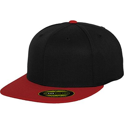 Flexfit Flex fit Premium 210 Fitted 2-Tone Adult Multi-Coloured Blk/Red Size:S/M Flexfit Flex fit Premium 210 Fitted 2-Tone Adult Multi-Coloured Blk/Red Size:S/M