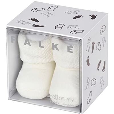 FALKE Unisex Baby Calf Socks, White (Off White ), 3-6 Months (Manufacturer size: 62/68) FALKE Unisex Baby Calf Socks, White (Off White ), 3-6 Months (Manufacturer size: 62/68)