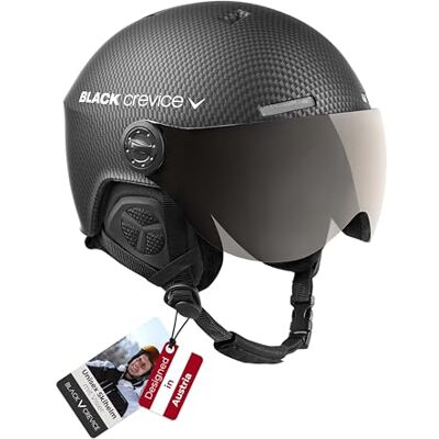 Crevice Gstaad Musta Hiihtopää - Ski Helmet Crevice Gstaad Musta Hiihtopää - Ski Helmet