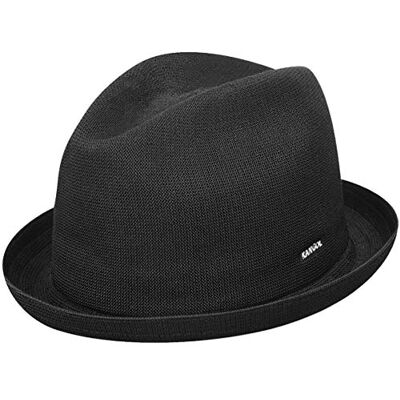 Kangol Tropic Player Trilby Hat, Black, Small Kangol Tropic Player Trilby Hat, Black, Small