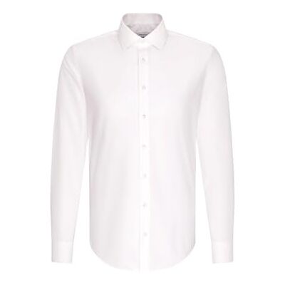 Seidensticker Men's Business Shirt, Slim Fit, Non-Iron, Kent Collar, Long-Sleeved, 100% Cotton, beige Seidensticker Men's Business Shirt, Slim Fit, Non-Iron, Kent Collar, Long-Sleeved, 100% Cotton, beige