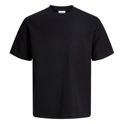 JACK & JONES Men’s Basic O-Neck Tee S/S Noos T-Shirt (Basic O-neck Tee S/S Noos) Black (Black C-N10) plain, size: 56 JACK & JONES Men’s Basic O-Neck Tee S/S Noos T-Shirt (Basic O-neck Tee S/S Noos) Black (Black C-N10) plain, size: 56