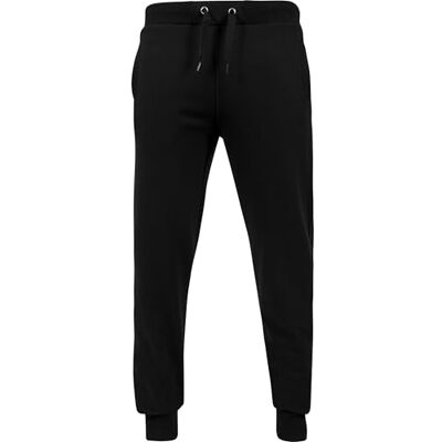 Urban Classics Urban Classic Men's Straight Fit Sweatpants Trousers, Black (Black 7), W38/L33 (Manufacturer Size: XXL) Urban Classics Urban Classic Men's Straight Fit Sweatpants Trousers, Black (Black 7), W38/L33 (Manufacturer Size: XXL)