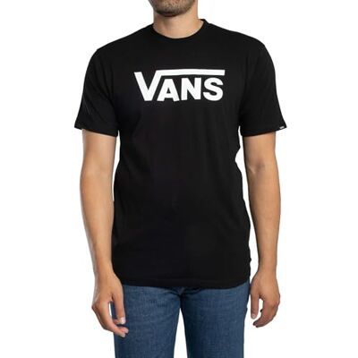 Vans Men's Classic Short Sleeve T-Shirt, Multicoloured (Black/White), X-Small Vans Men's Classic Short Sleeve T-Shirt, Multicoloured (Black/White), X-Small