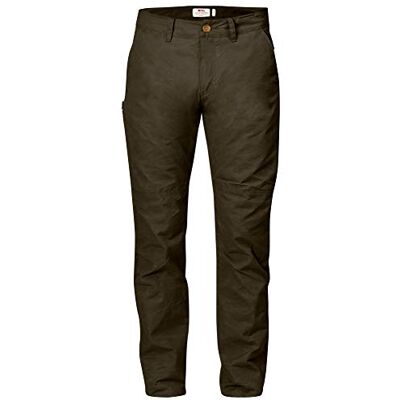 Fjällräven Men's Sörmland Tapered Trousers, Dark Olive, 48 (EU) Fjällräven Men's Sörmland Tapered Trousers, Dark Olive, 48 (EU)