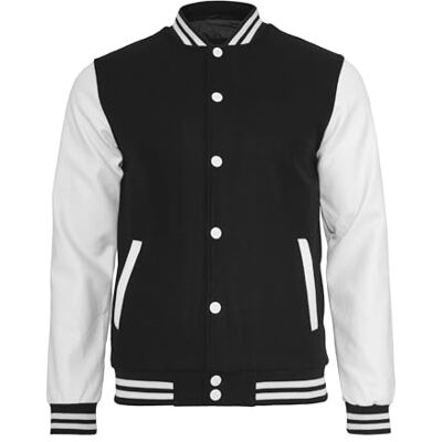 Urban Classics Oldschool TB201 Men’s Jacket, Clothing, College Jacket l Urban Classics Oldschool TB201 Men’s Jacket, Clothing, College Jacket l